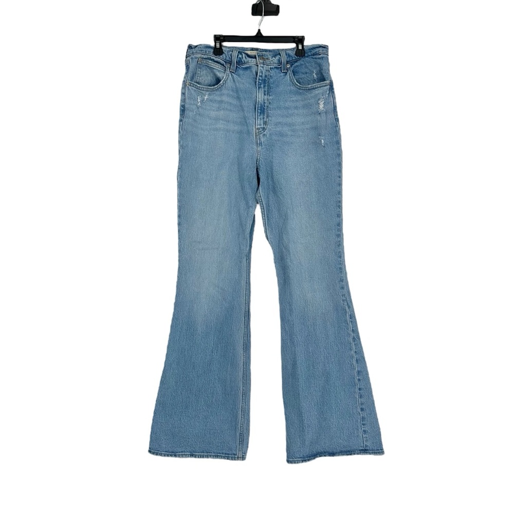 Levi's Women's Premium 70s High Flare Jeans Size 31 Blue Denim Vintage Style